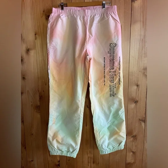 Supreme side logo gradient track pants Large - Picture 4 of 10